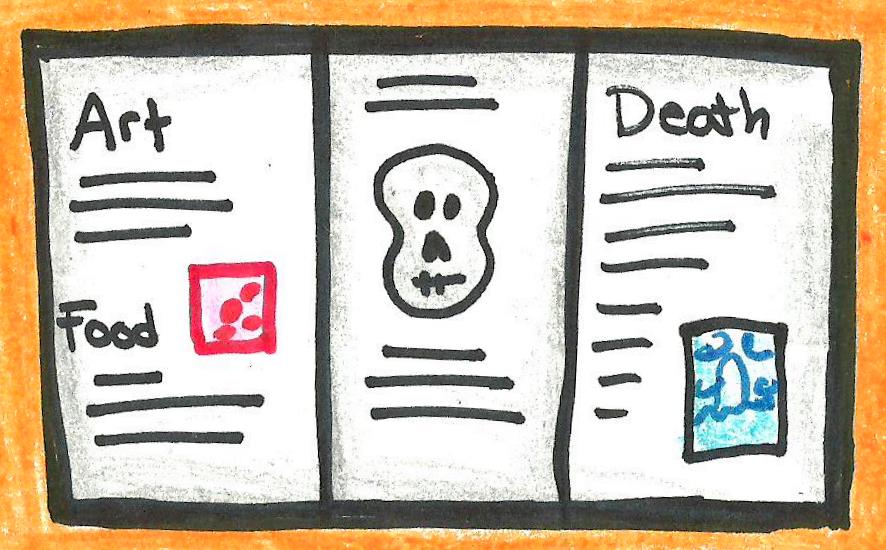 This is a clip art image of brochure. 